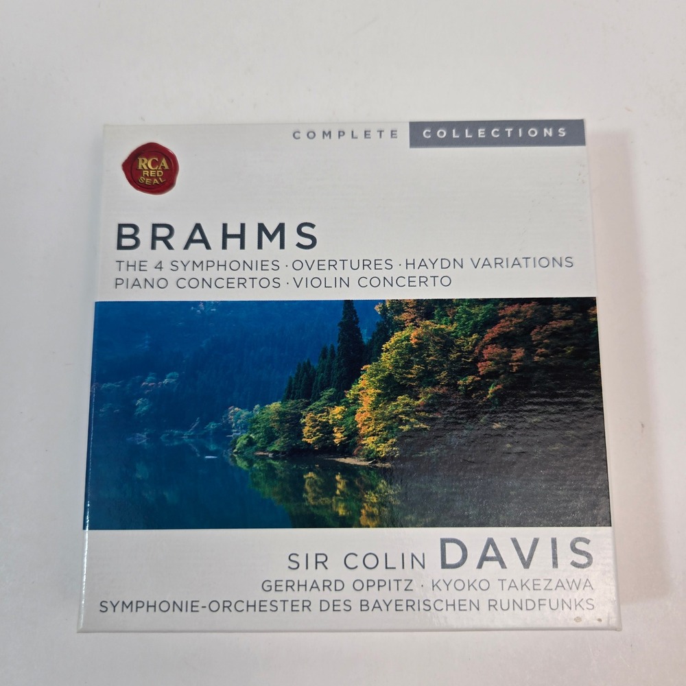 Sir Colin Davis - Brahms The 4 Symphonies 5 CD Box Set RCA Red Seal EX